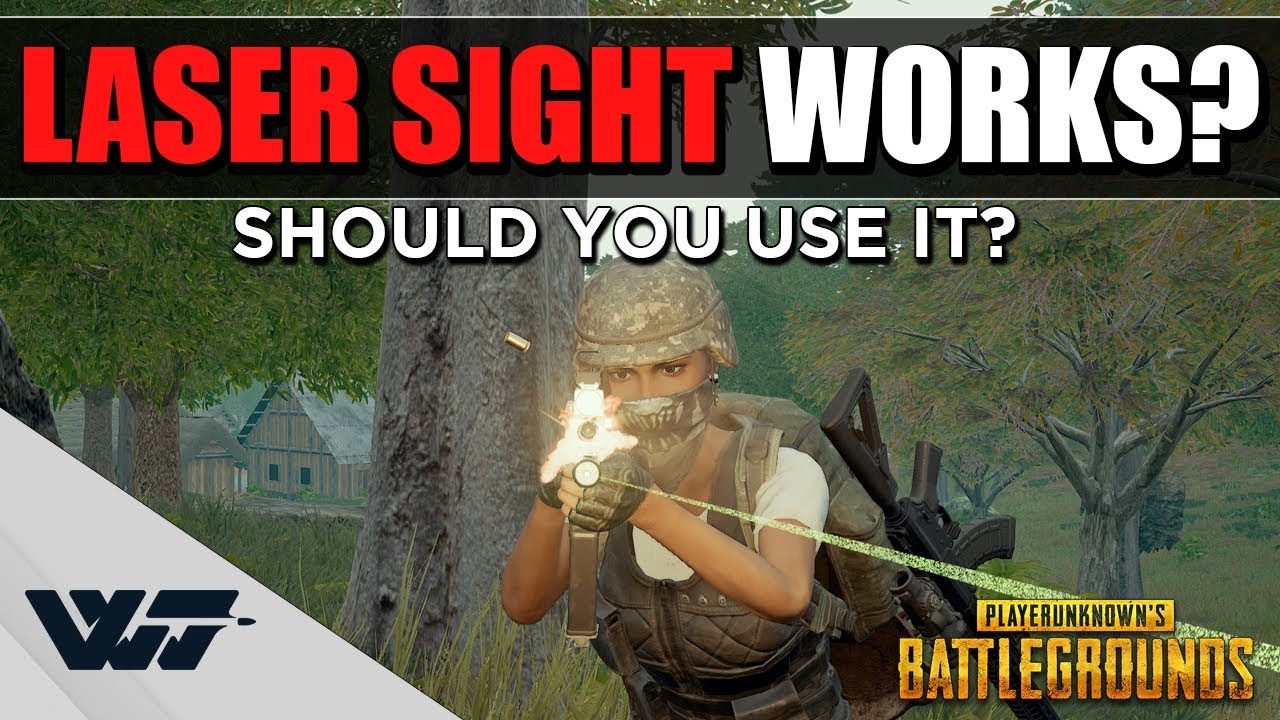 GUIDE: Should you use the LASER SIGHT? Test/analysis - PUBG