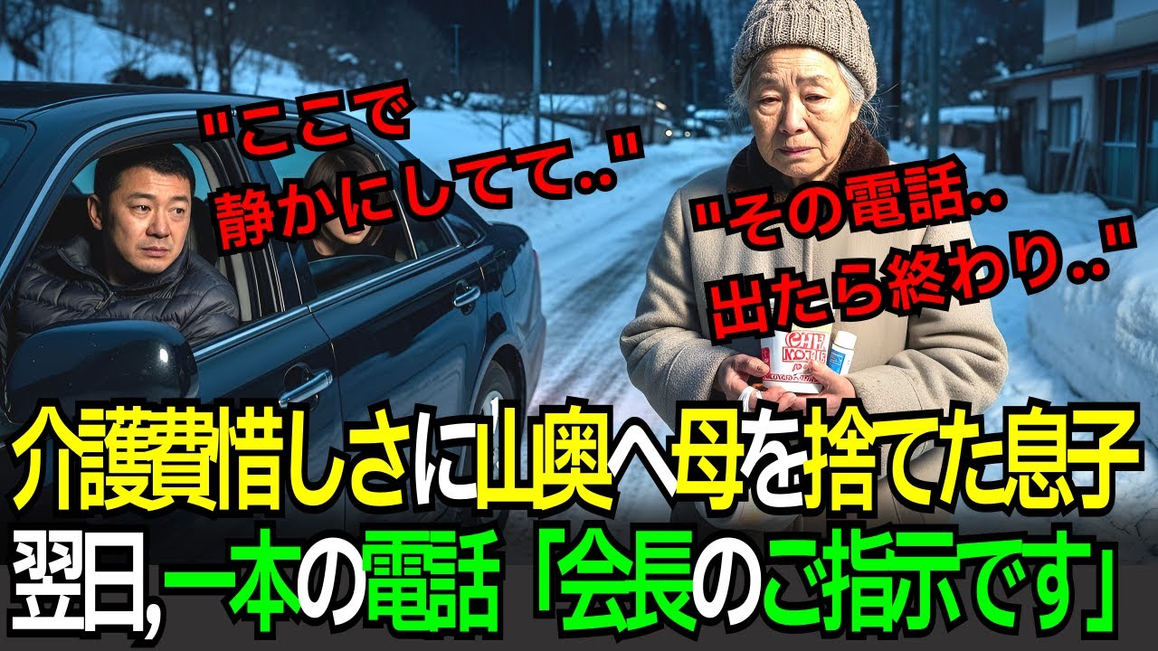 介護費が惜しくて母を山奥の廃旅館へ…翌日、一本の電話で全部崩れた