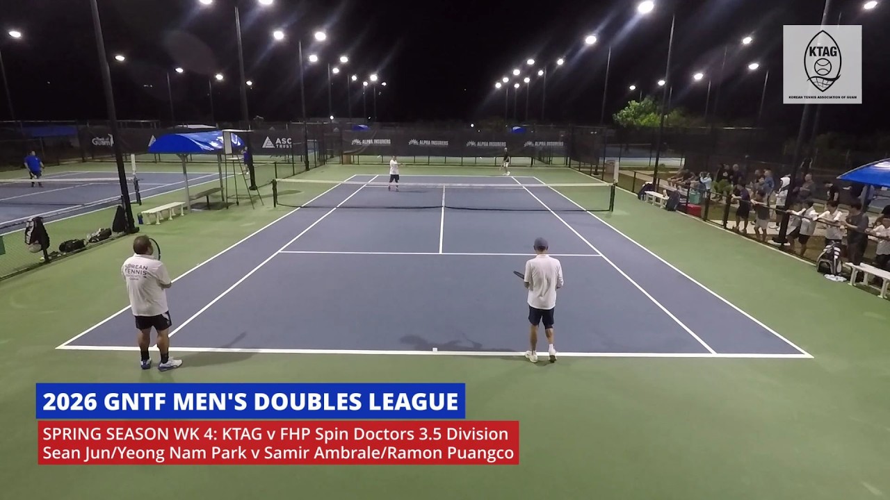 2026 GNTF Men's Doubles League, Spring Season Week 4: KTAG v FHP Spin Doctors 3.5 Division