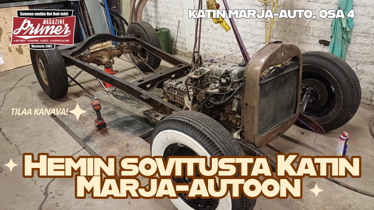 Katin Marja-auto, osa 4 - Hemin sovitusta Marja autoon
