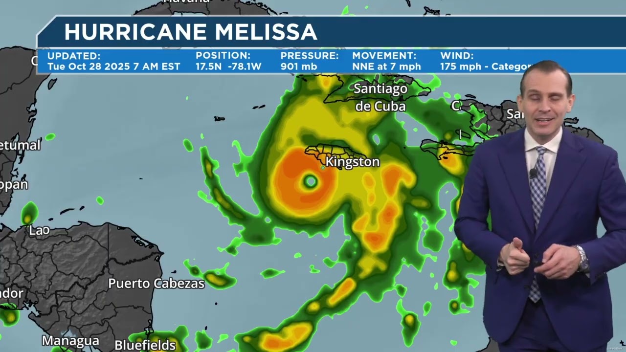 CalaWeather Hurricane Melissa Coverage: Storm Updates LAST UPDATED 3am Oct 28