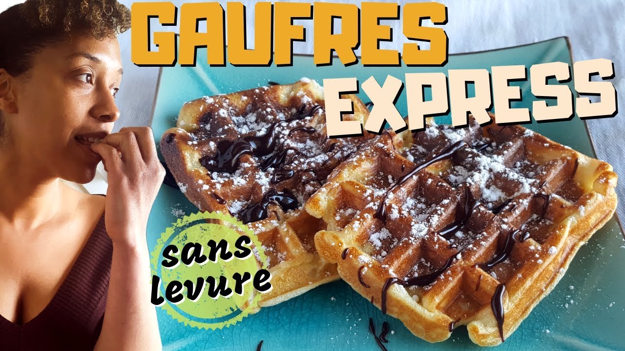 Recette des GAUFRES L&Eacute;G&Egrave;RES SANS LEVURE Pour Un Go&ucirc;ter Express ! Spicynthia