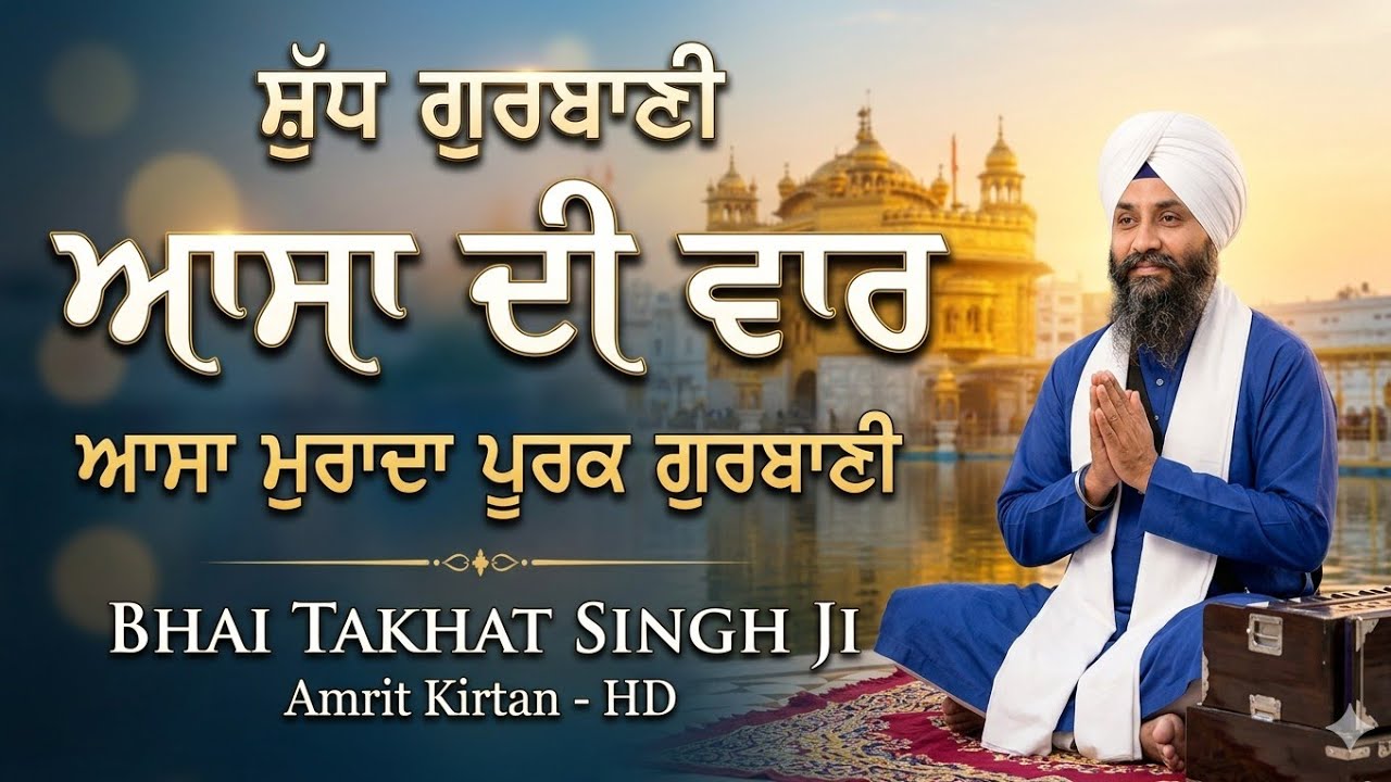 🔴Live - Aasa Di War - Gurbani