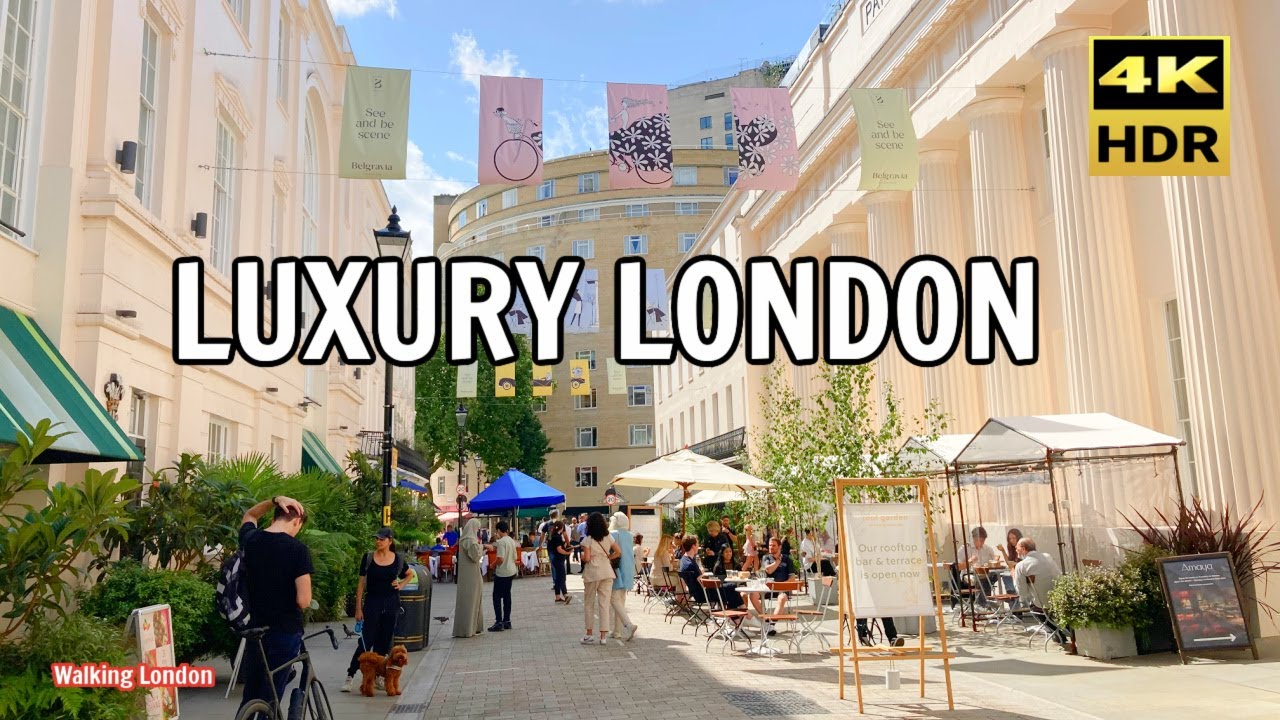 LUXURY BELGRAVIA in the Sunshine [4K/HD]@WalkingLondon_ 