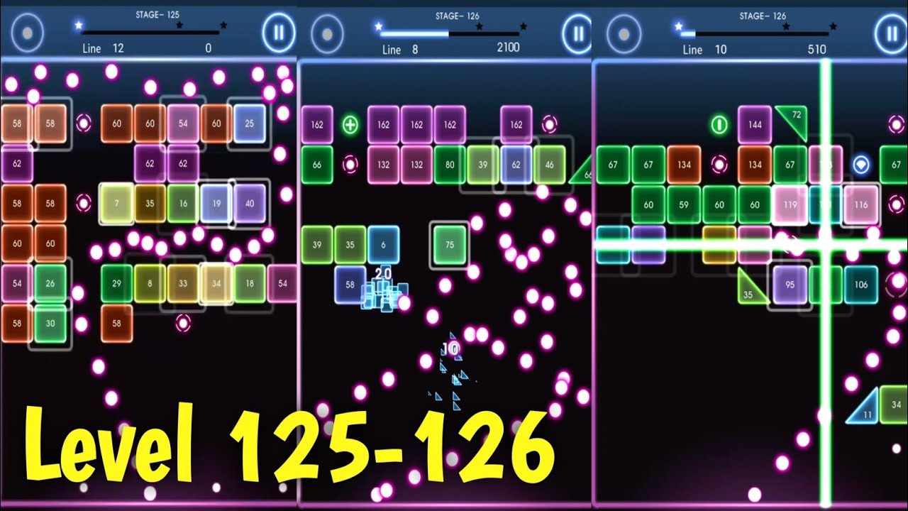 Brick Breaker Quiest Hard Levels 125-126 | Android Game | Mobile Gameplay