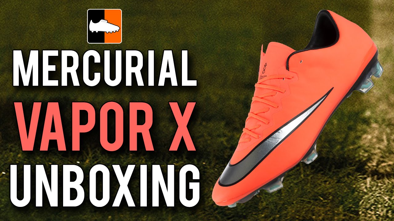 Metal Flash Mercurial Vapor X Unboxing | Nike Bright Mango Football Boots