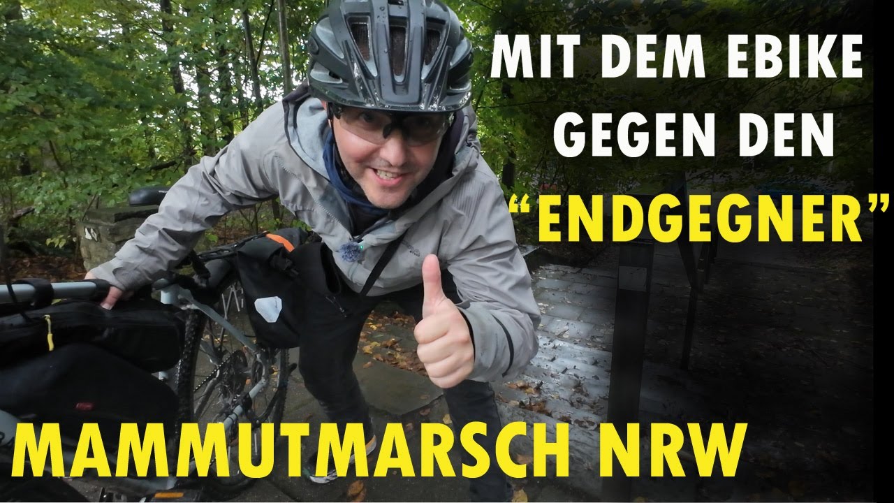 100km Mammutmarsch NRW mit dem Fahrrad 🚲 Auf den original Trails - Schaffe ich es?