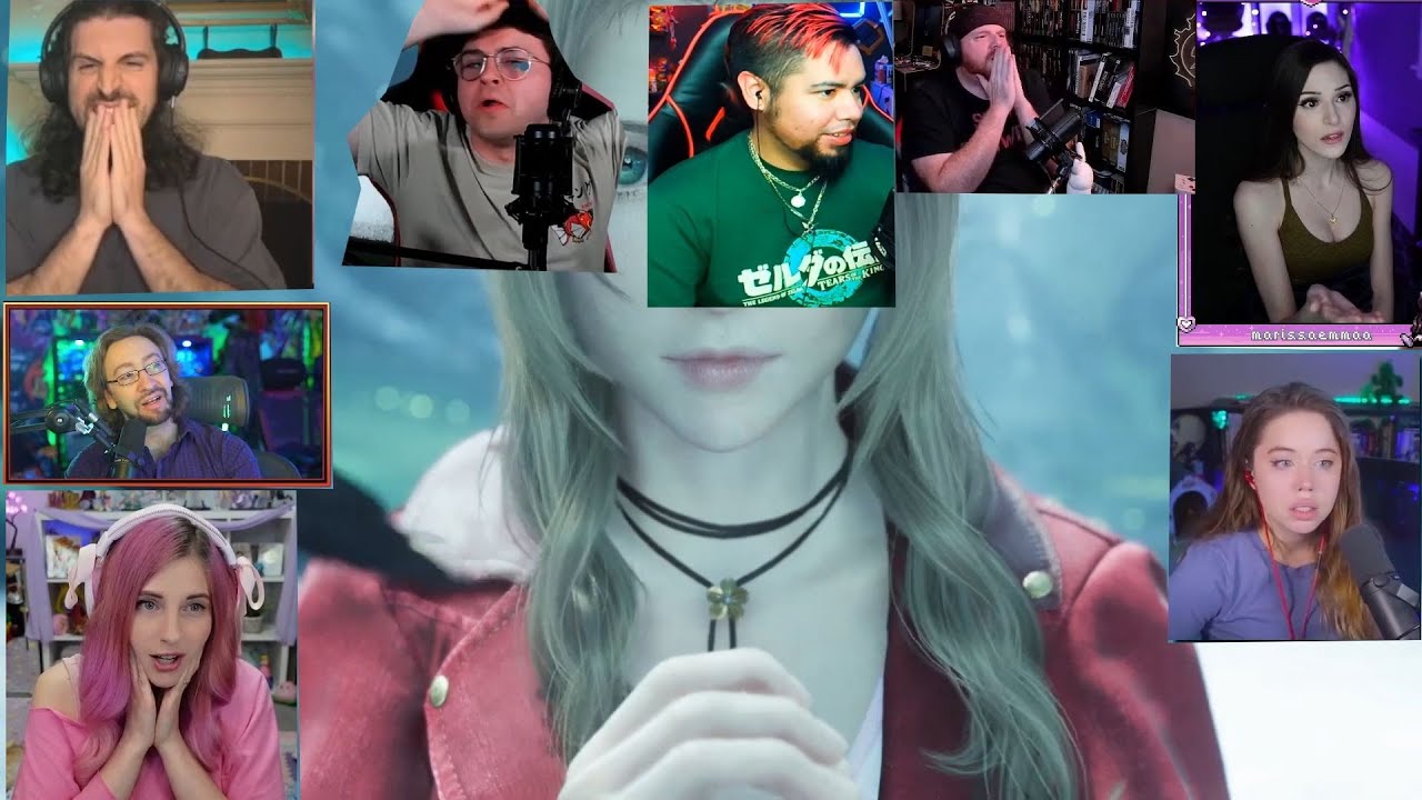 Final Fantasy VII Rebirth - Theme Song Announcement Trailer Reaction Mashup | ファイナルファンタジーVII リバース
