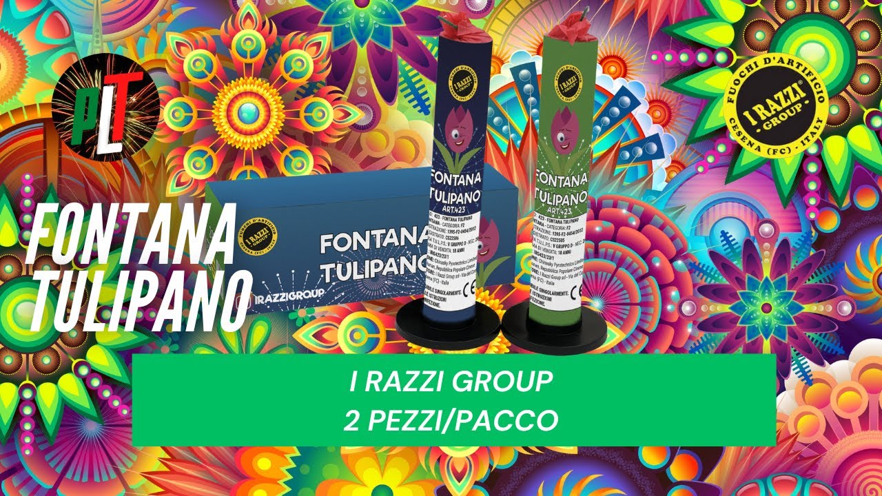 Test Fontane FONTANE TULIPANO 2pezzi di I RAZZI GROUP - 2023