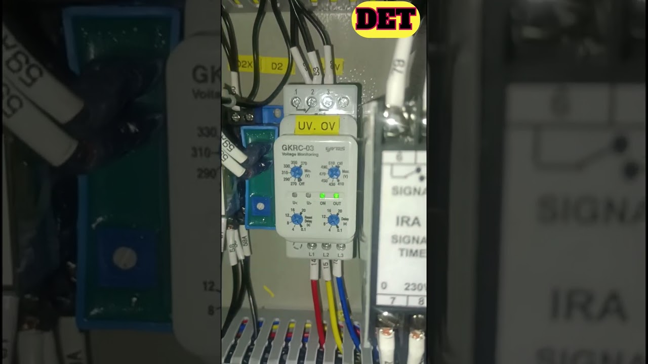 GKRC 03 & GKRC 03F ENTES make under/over relay working/testing #dronveer #entes #undervoltage #over