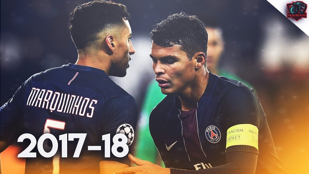 Thiago Silva & Marquinhos - Brazillian Duo - Defensive Skills | 2017/18 HD