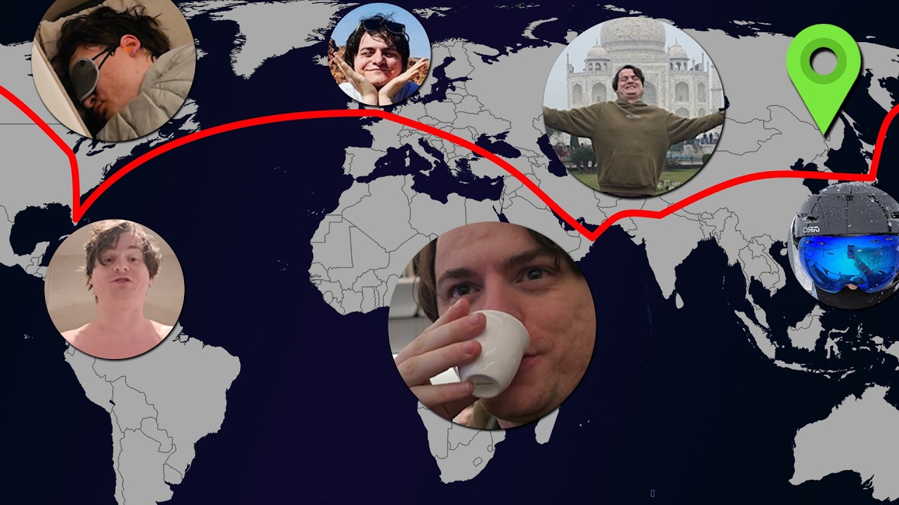 Flying The WRONG Way Around The World