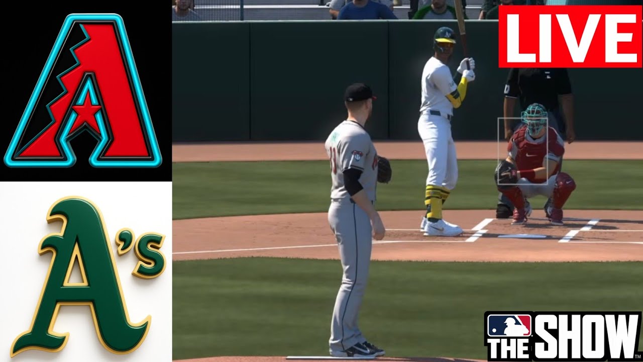 🔴 LIVE : Arizona Diamondbacks vs Oakland Athletics | March 4th Spring Training | MLB THE SHOW 25