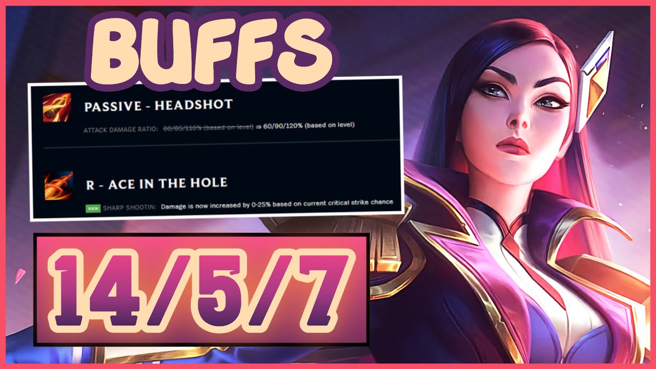 CAITLYN buffs made her REALLY Strong | League of Legends Gameplay