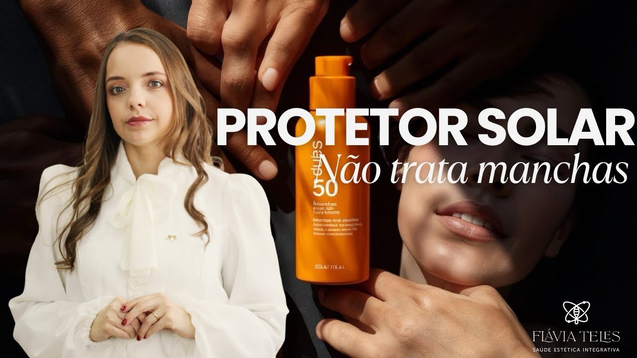 Protetor solar não trata manchas
