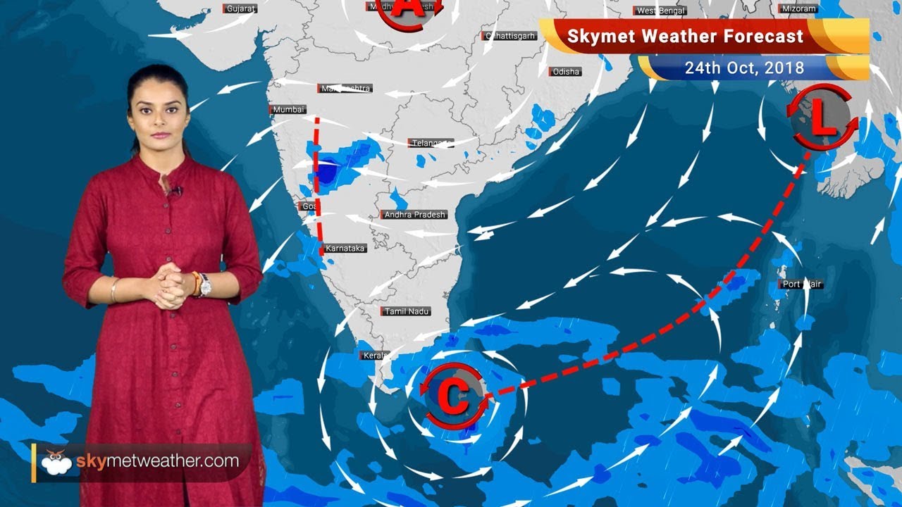 Weather Forecast for Oct 24: Rain in Kerala, Tamil Nadu; dry weather in Central and North India