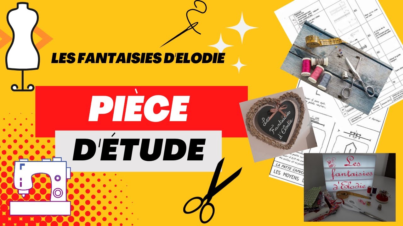 Pièce d'étude : Patte de boutonnage surpiquer