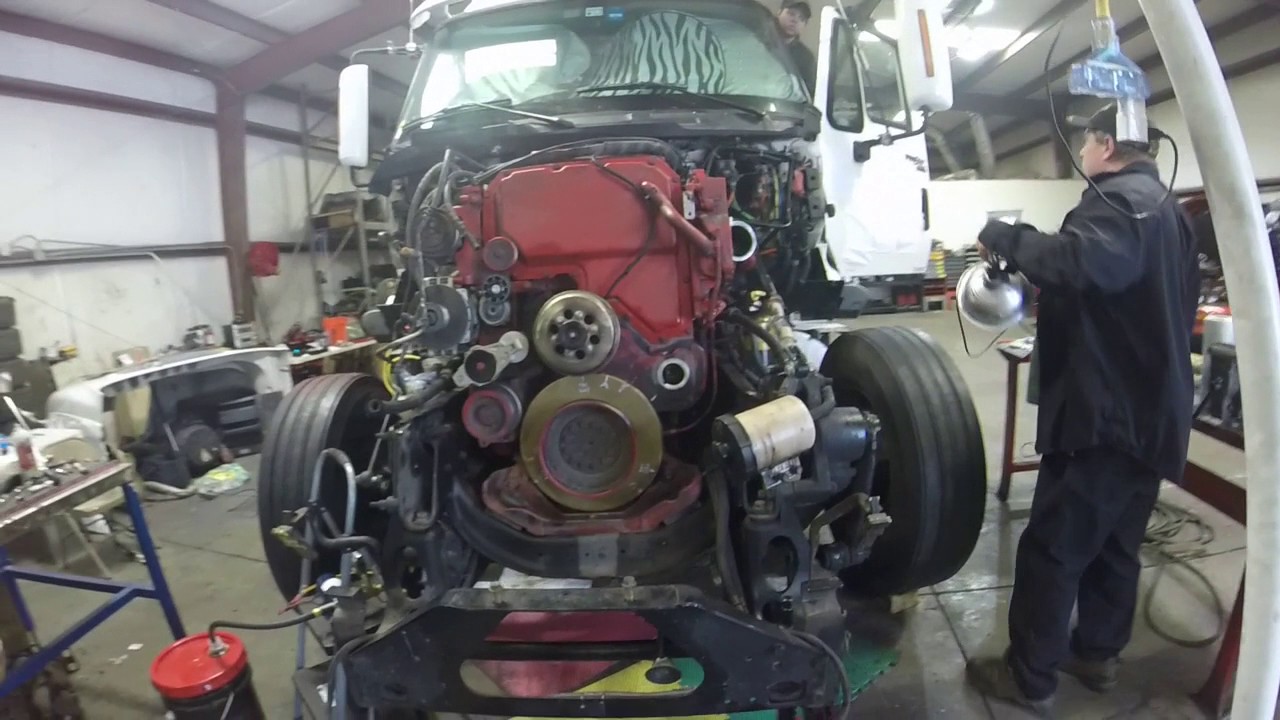 ISX Engine re build PT57 prelube turbo and radiator by Rawze
