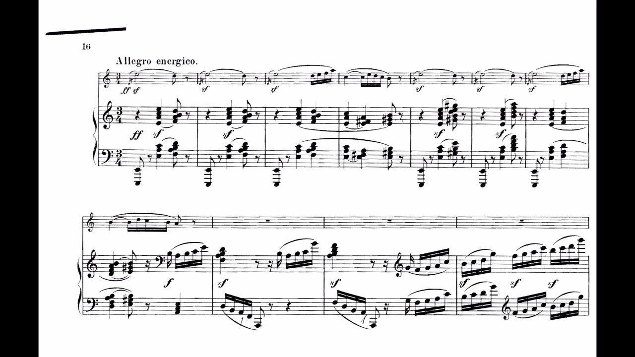 Gustav Jenner - Violin Sonata No. 1, Op. 8 (Audio + Score)