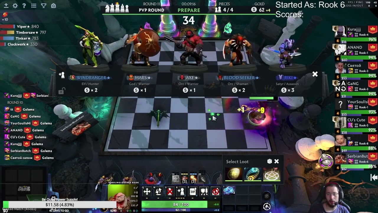 9 Assassins! Dota Auto Chess! Season 30!