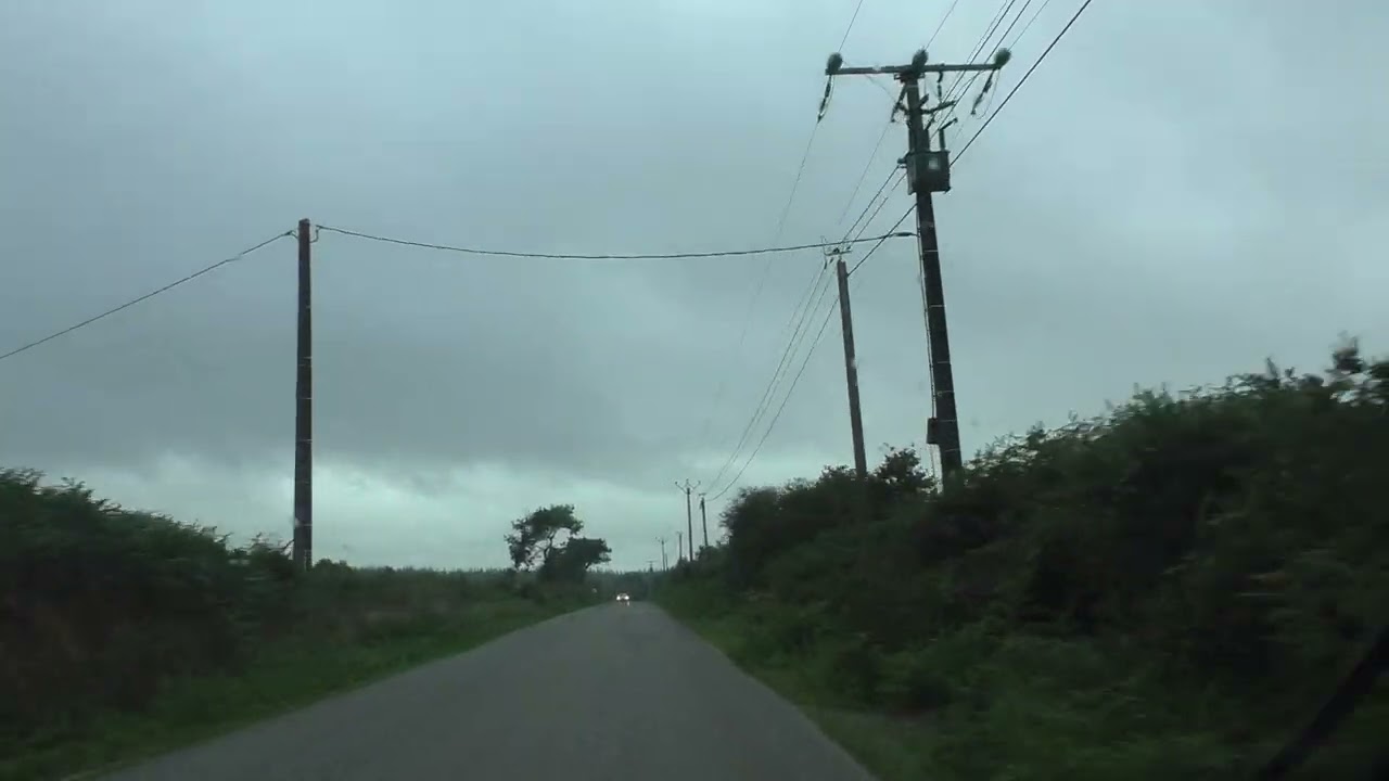 Driving From 22160 Le Croissant To 22110 Kergrist Moëlou, Côtes d'Armor, Brittany, France