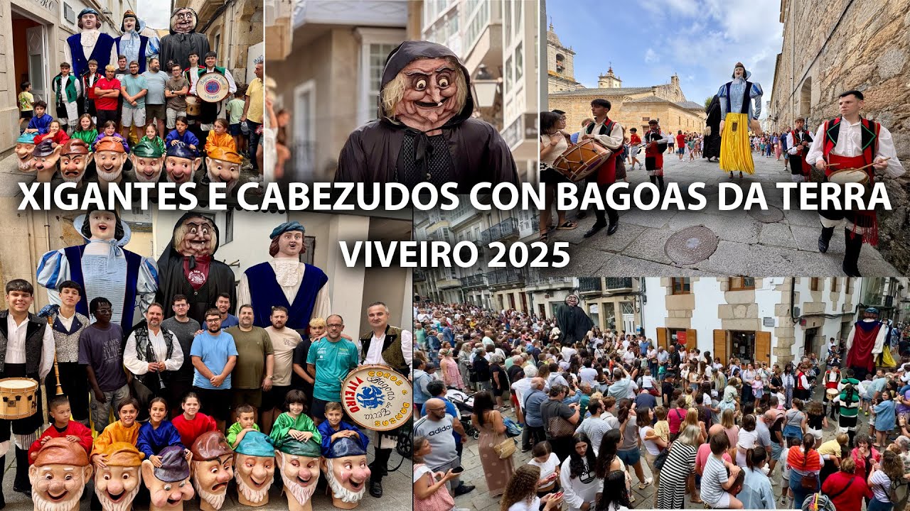 Xigantes e Cabezudos con Bágoas da Terra Viveiro 2025