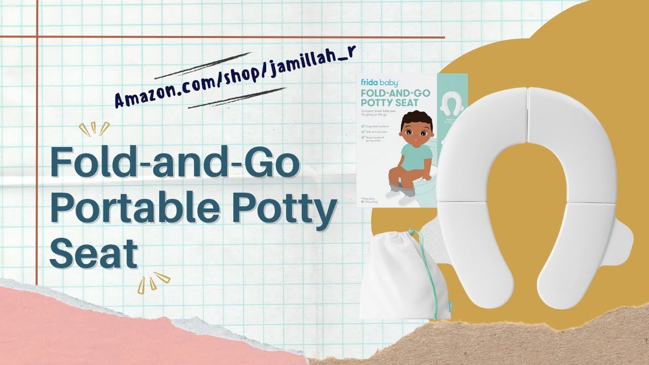 Frida Baby Fold-and-Go Potty Seat Review | Travel Toilet Seat