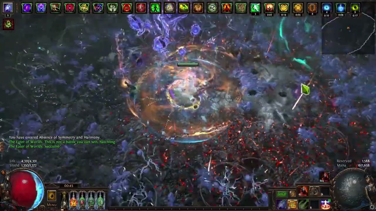 [PoE] 3.18 - Uber The Eater of Worlds - Inquisitor Spark Mine