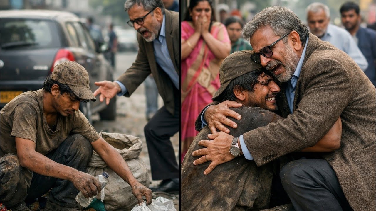 जब प्रोफेसर ने अपने खोए हुए बेटे को सड़क पर कचरा बीनते देखा फिर जो हुआ...story