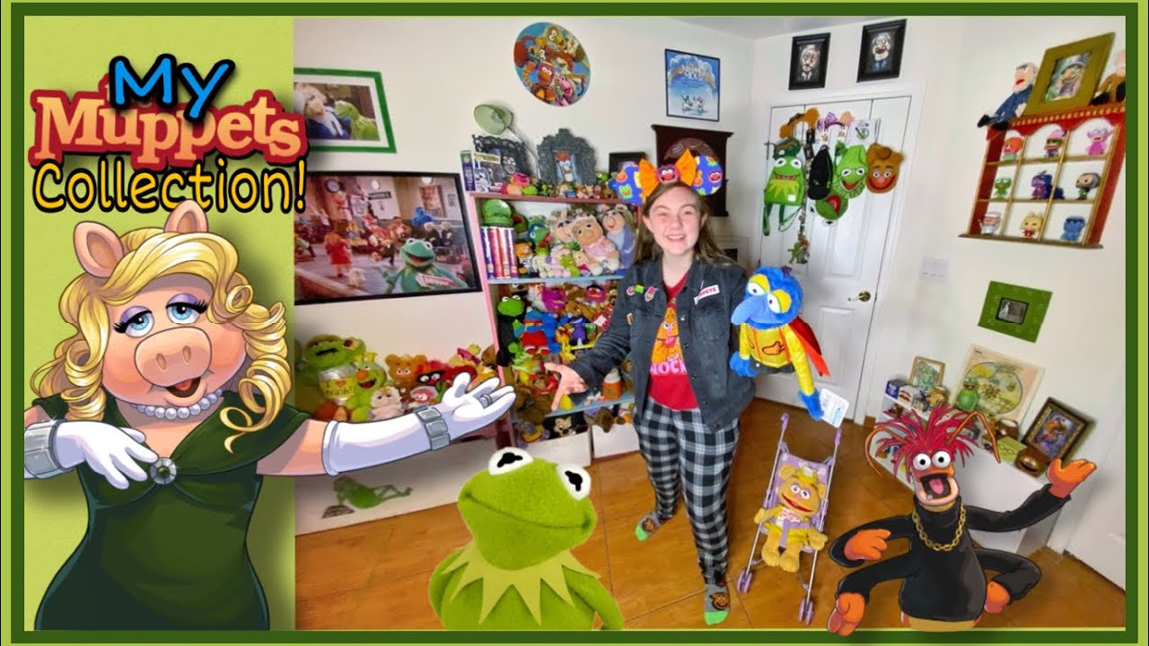 My Muppet Collection! Room tour of my Jim Henson, Muppets, Sesame Street & Fraggle Rock collectibles