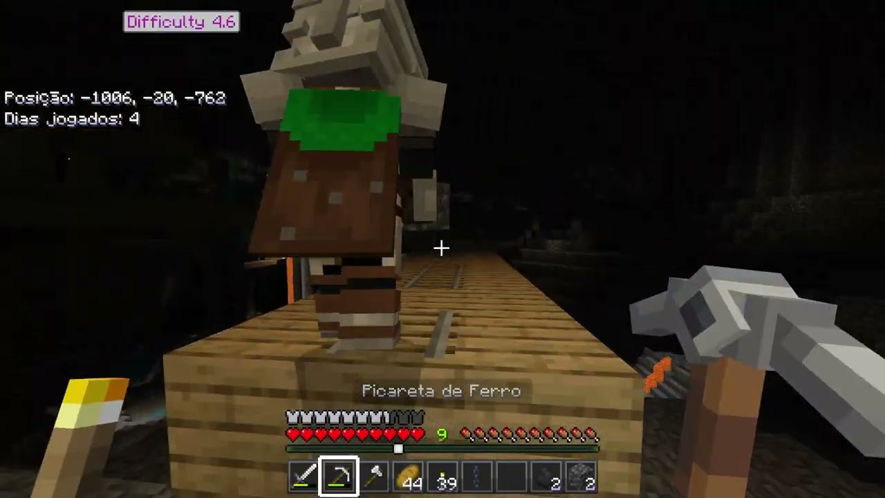 Minecraft jogando