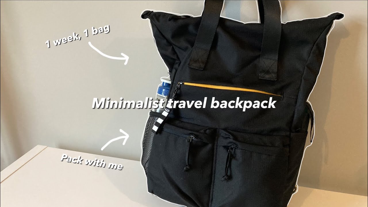 What’s in my travel bag? - PACK WITH ME - for a week long holiday, minimalist travel essentials🎒