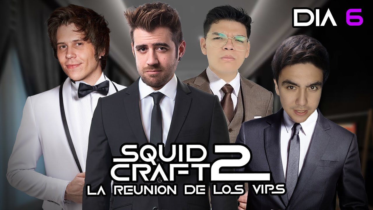 SQUID CRAFT 2 DÍA 6 | EL GRAN FINAL - CENA Y REUNIÓN CON LOS VIPS AURON, RUBIUS Y KOMANCHE