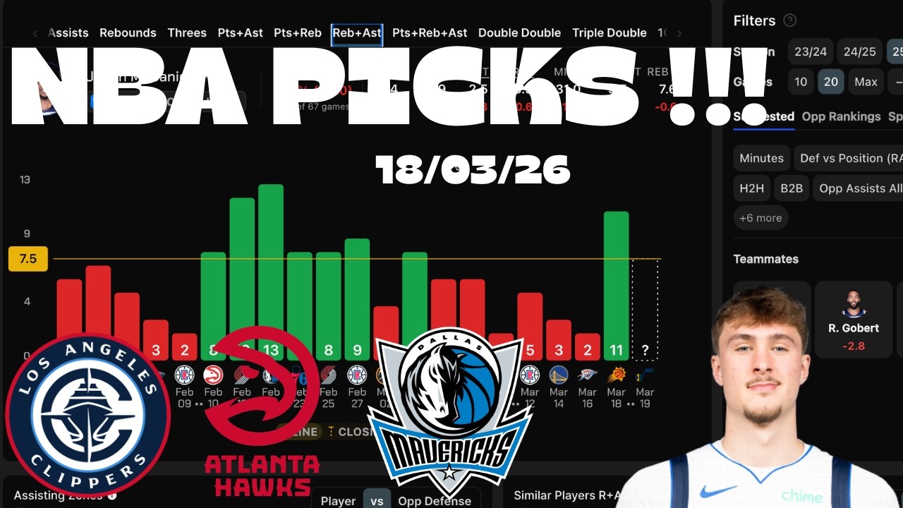 NBA Picks Today | Best Bets March 18 🔥