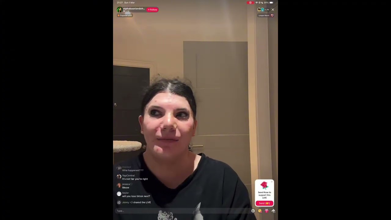 Elphaba sad insta banned live 1/3/26