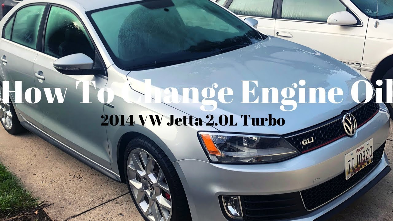 2014 Jetta 2.0L Turbo - How to change oil