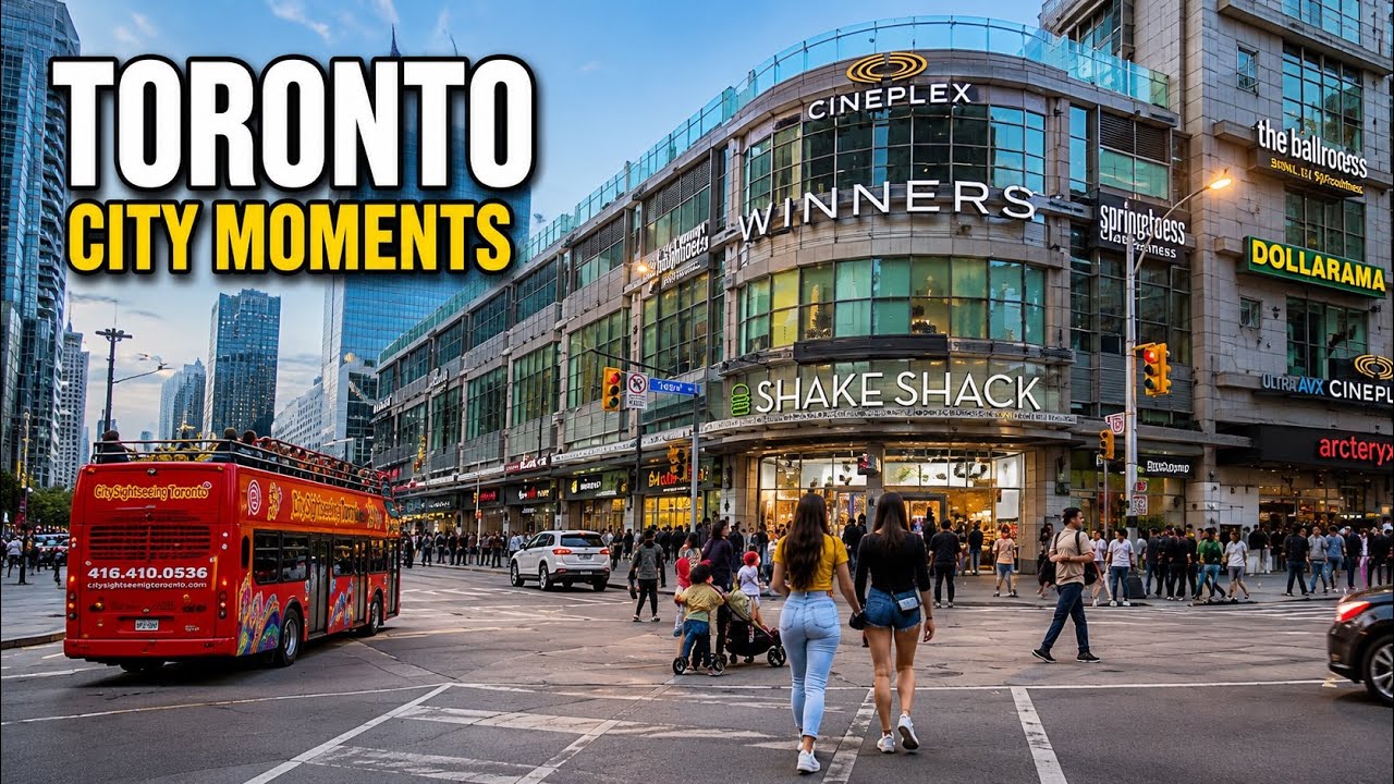 Downtown Toronto | Evening City Walk 4K