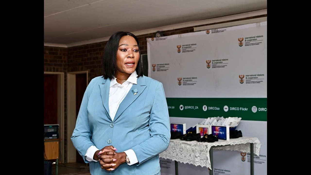 Deputy Minister Moraka on the Public Participation Programme at Matshwara Secondary School