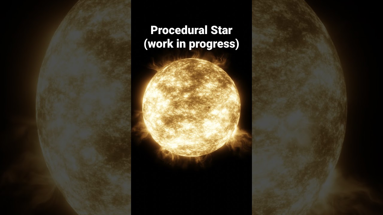 Procedural Star I&rsquo;ve been working on