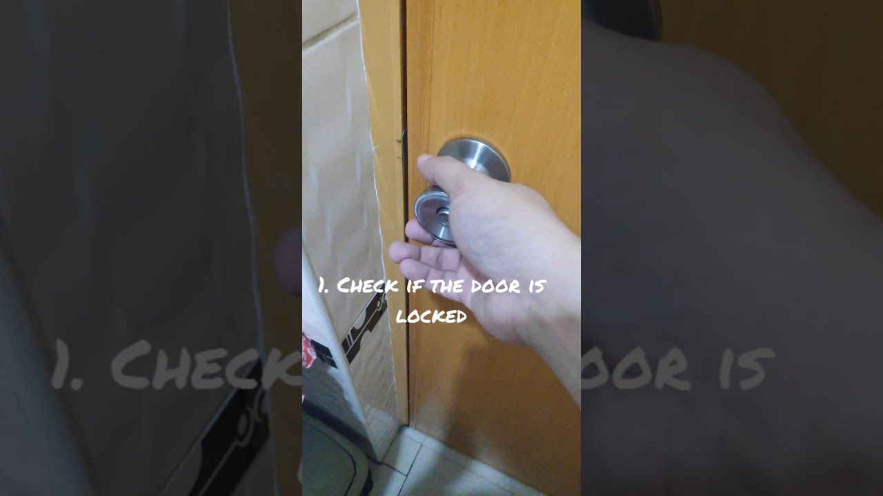 LIFE HACK | HOW TO OPEN & UNLOCK DOOR!