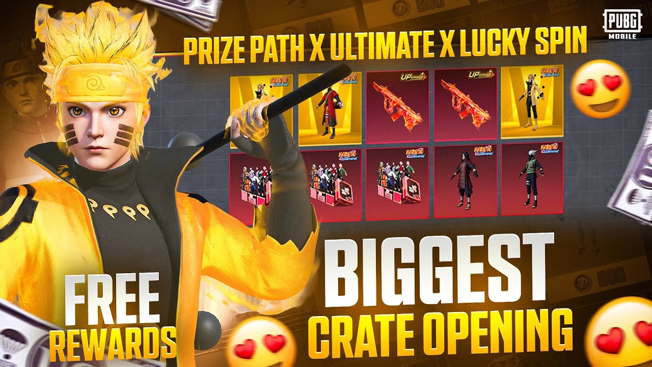 😱NARUTO PRIZE PATH ULTIMATE SPIN CRATE OPENING 
