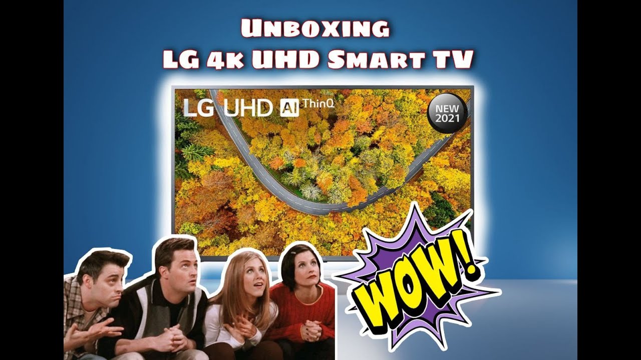 Распаковка LG 4K UHD Smart TV (UN731C) АЗИЯ