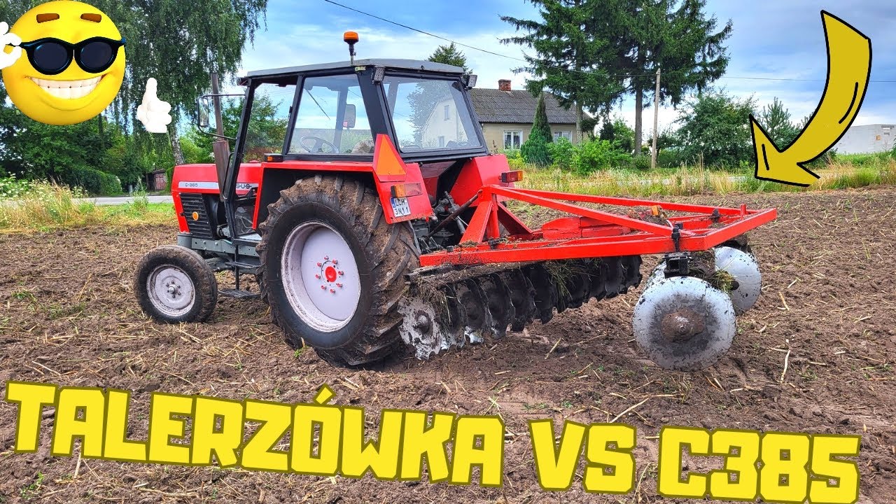 Uprawa Resztek pożniwnych Czyli Talerzowanie URSUSEM C 385