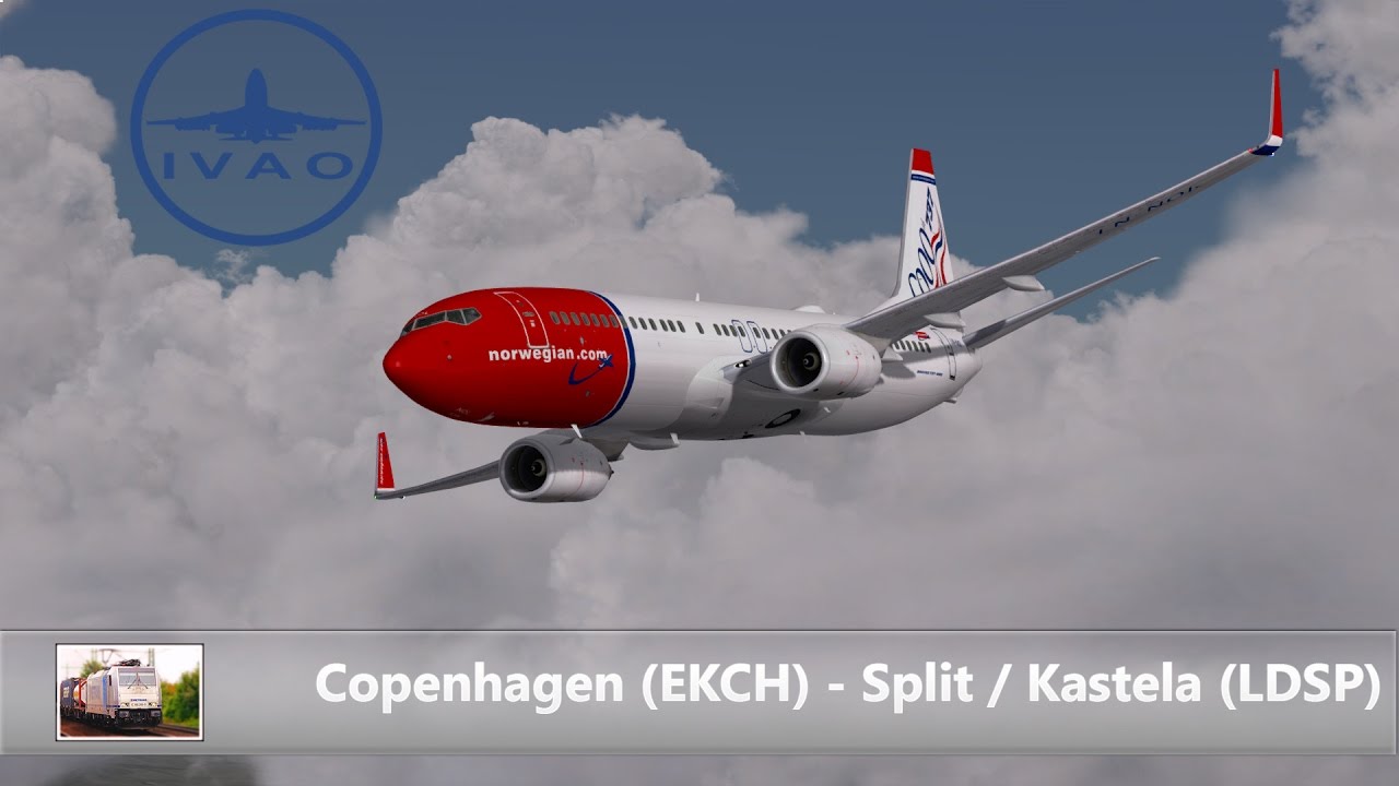 [Prepar3D v3.4/IVAO] NAX8NC I Copenhagen (EKCH) - Split (LDSP) I 737-800WL I Norwegian