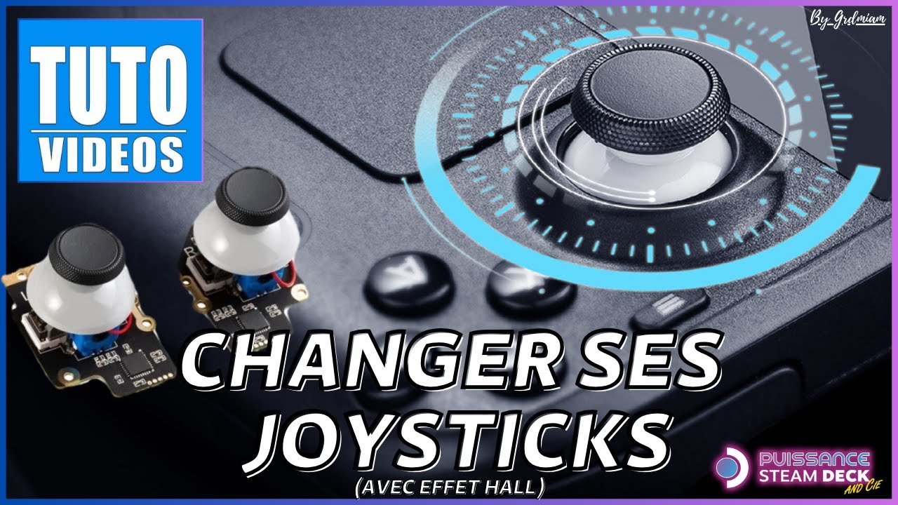 🎮STEAM DECK LCD: Changer ses joysticks analogiques pour du effet Hall (GULIKIT)