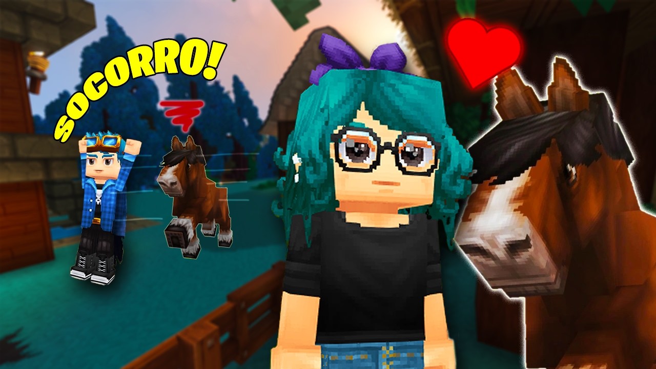 AGORA PODEMOS DOMESTICAR OS ANIMAIS! TEMOS CAVALOS | Hytale