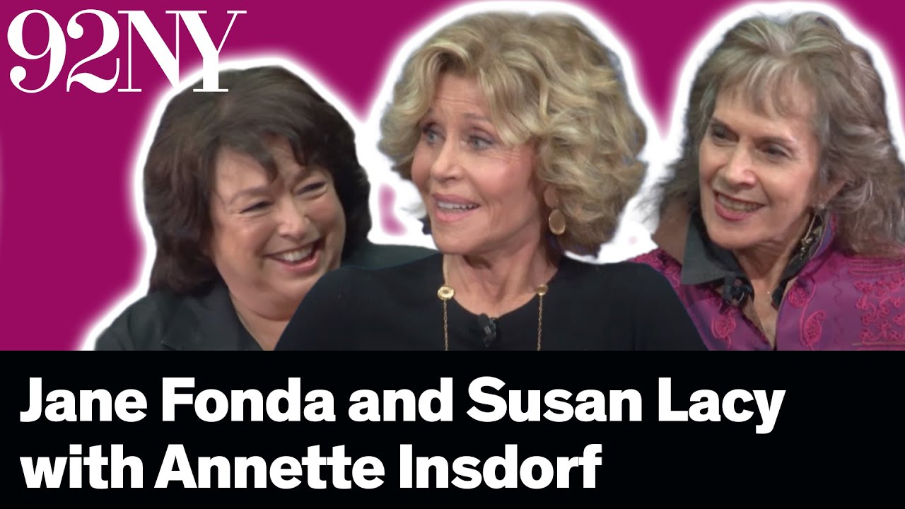 Jane Fonda and Director Susan Lacy with Reel Pieces’ Annette Insdorf (2018)
