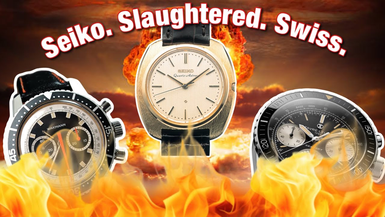 Как Seiko в одночасье уничтожила 60% швейцарской часовой индустрии