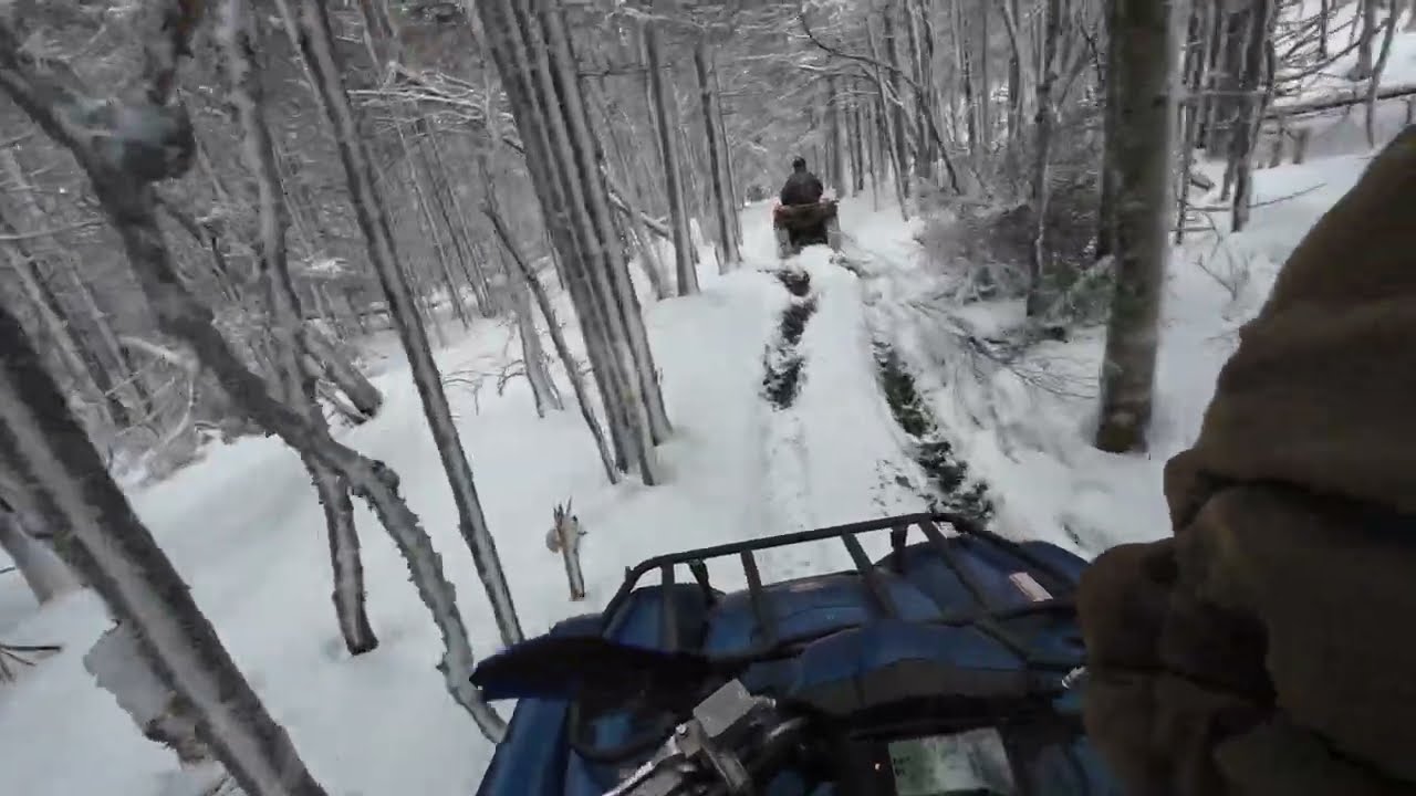Ein besonderer Schneeausflug mit dem ATV