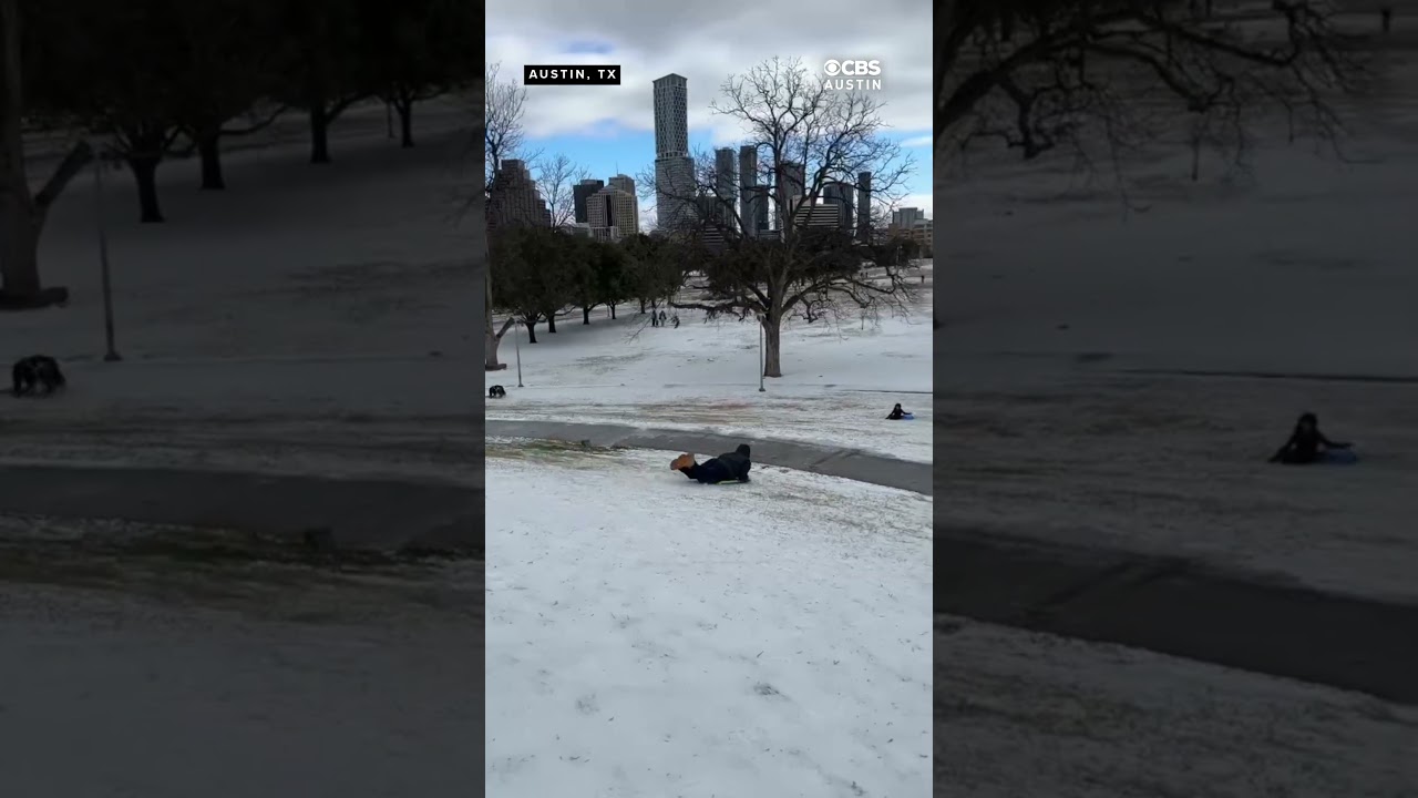 Enjoying the winter weather in Austin